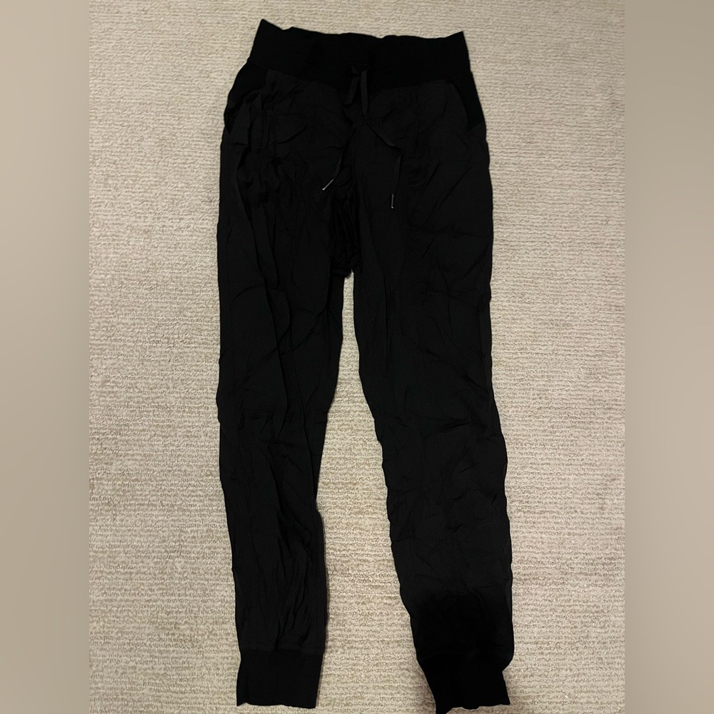 lululemon athletica Women's Black Track Pants